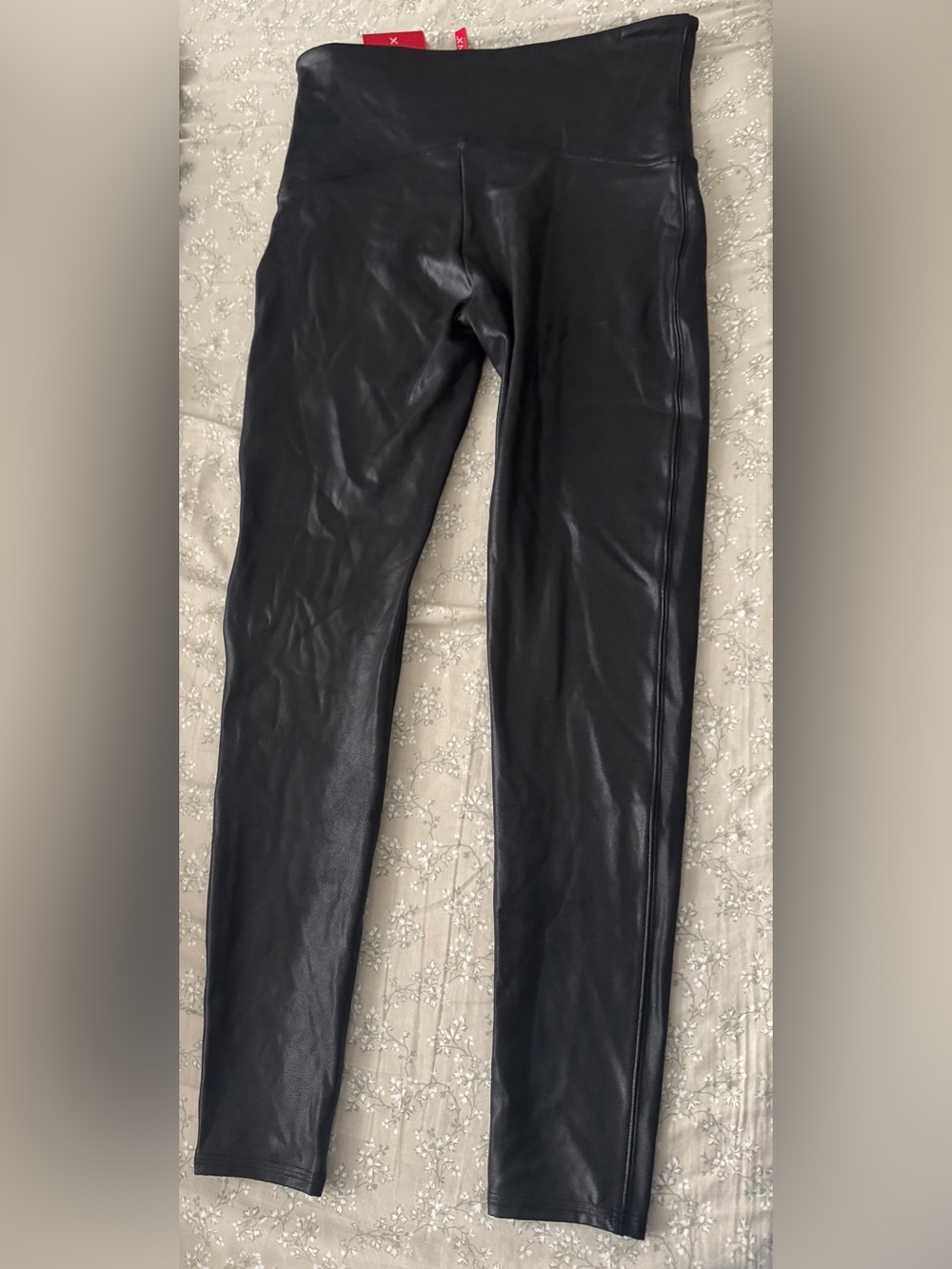 Spanx Black Faux Leather Leggings